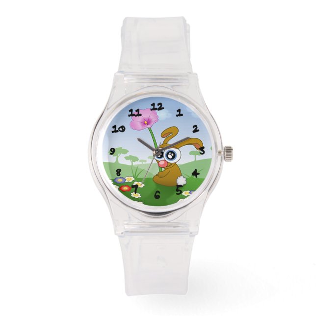Niedlich Bunny Armbanduhr (Vorderseite)