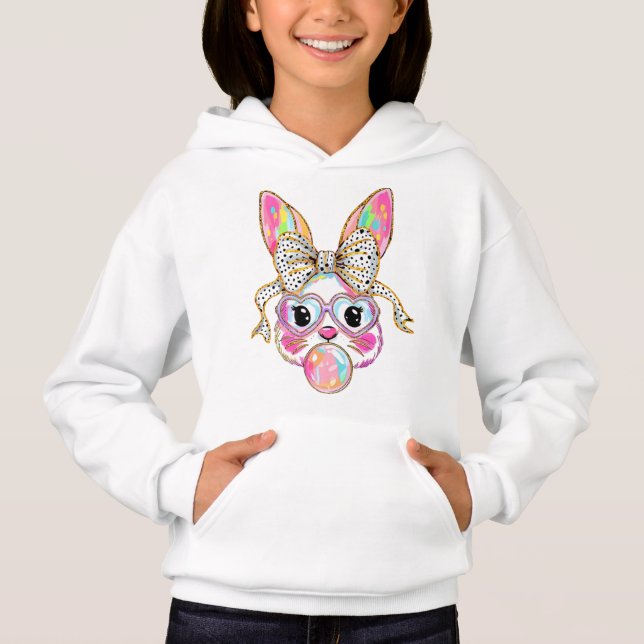 Niedlich Bunny Bubblegum Hoodie (Vorderseite)