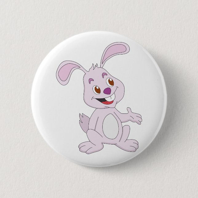 Niedlich Bunny Button (Vorderseite)