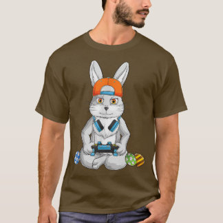 Niedlich Bunny Egg Funny Boys Girls Kids Gamer Hap T-Shirt