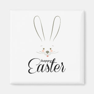 NIEDLICH BUNNY HAPPY EASTER HOLIDAY PARTY Trendy Magnet
