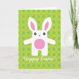 Niedlich Bunny Hug Feiertagskarte
