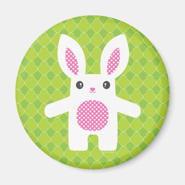 Niedlich Bunny Hug Magnet (Vorne)