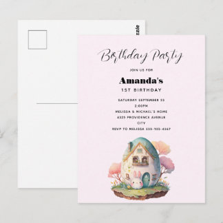 Niedlich Bunny Rabbit Japanischer Kawaii Stil Postkarte