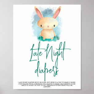 Niedlich Bunny - Spätabendtauchgeräte Poster