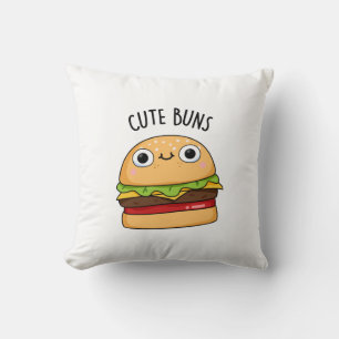Niedlich Buns Funny Burger Puff Kissen
