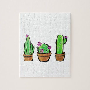 Niedlich Cactus cacti succuli Puzzle