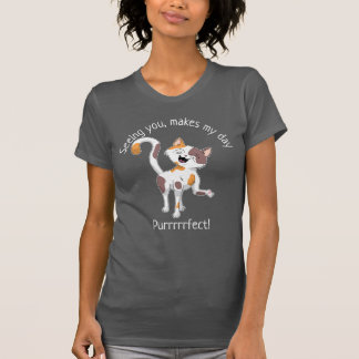 Niedlich Calico Cat T-Shirt