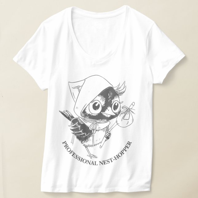 Niedlich Calimero "Beruflicher Nest-Hopper" T-Shirt (Ablage )