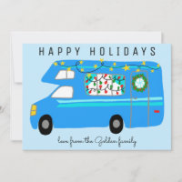 Niedlich Camper Vintag RV Tree Free Custom Christm