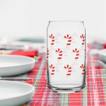 Niedlich Candy Cane Christmas Dosenglas<br><div class="desc">niedliches Zuckerrohrmuster</div>