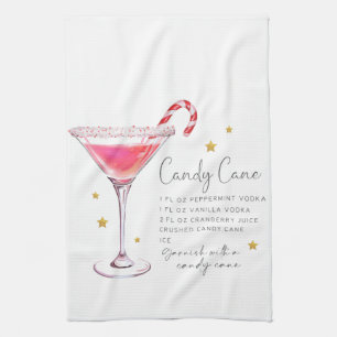 Niedlich Candy Cane Cocktail Rezept Geschirrtuch