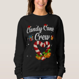 Niedlich Candy Cane Crew Weihnachtsfamilie Matchin Sweatshirt