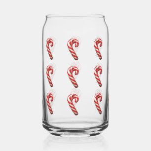 Niedlich Candy Cane Pattern Weihnachten Dosenglas