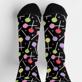Niedlich Candy Lollipops Gemustert Decora Kei Socken