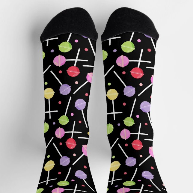 Niedlich Candy Lollipops Gemustert Decora Kei Socken (Oben)