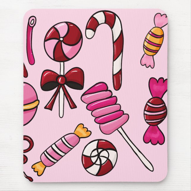 Niedlich Candy Mousepad (Vorne)