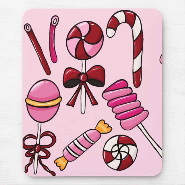 Niedlich Candy Mousepad (Vorne)