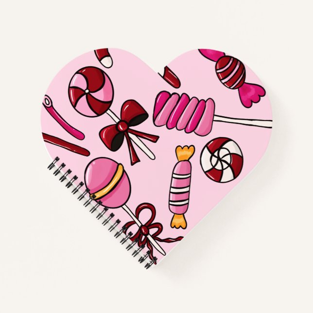 Niedlich Candy Notizbuch (Vorderseite)