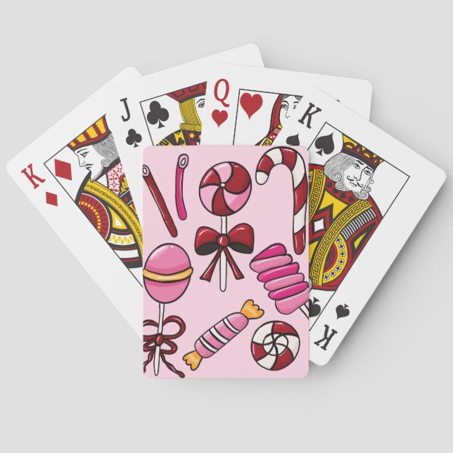 Niedlich Candy Spielkarten (Rückseite)