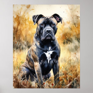 Niedlich Cane Corso Dog Art Print Poster
