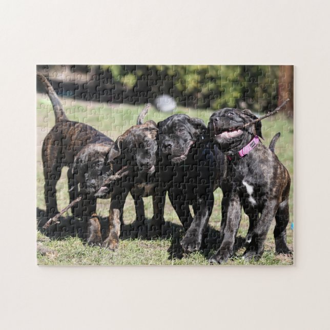 Niedlich Cane Corso Puppy Puzzle (Horizontal)