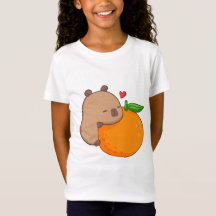 Niedlich Cape Eating Orange T - Shirt