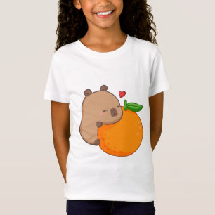 Niedlich Cape Eating Orange T - Shirt