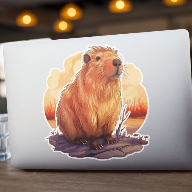 Niedlich Capybara Aufkleber (Von Creator hochgeladen)