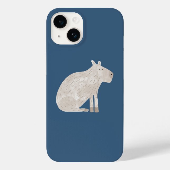 Niedlich Capybara Case-Mate iPhone Hülle (Rückseite)