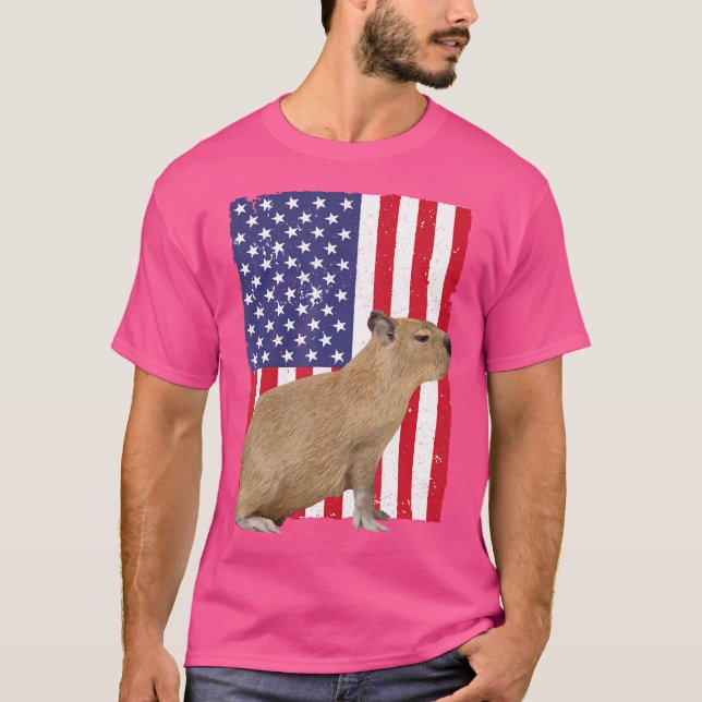 Niedlich Capybara Cavy Rodent Capybara T-Shirt (Vorderseite)