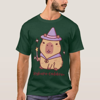 Niedlich Capybara Zauberer Capybaracadabra Funny P T-Shirt