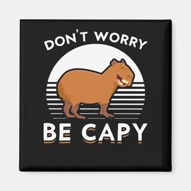 Niedlich Capybara Zoo Magnet (Vorne)