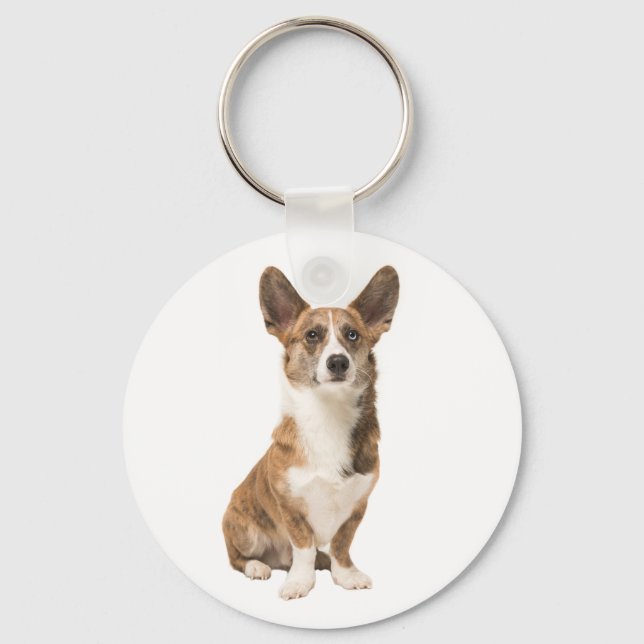 Niedlich Cardigan Welsh Corgi Welppy Dog Lover Schlüsselanhänger (Vorderseite)