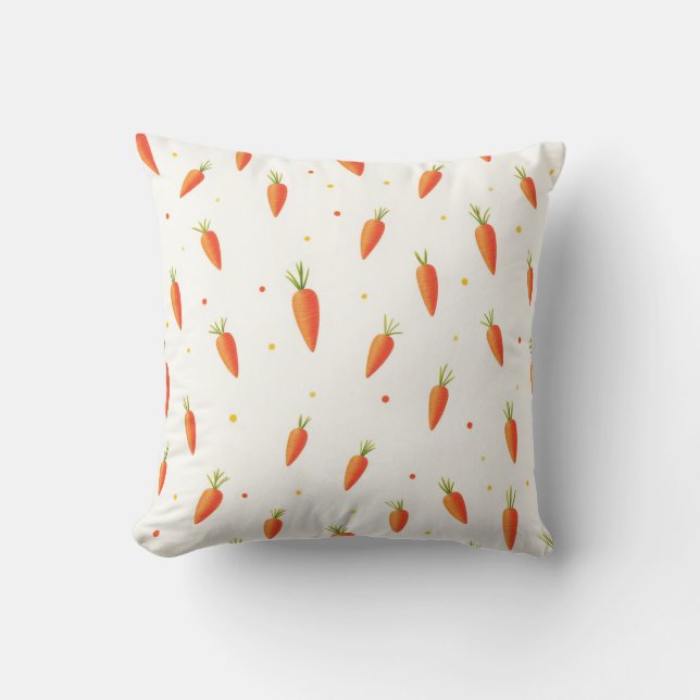 Niedlich Carrot Cushion Kissen (Vorderseite)