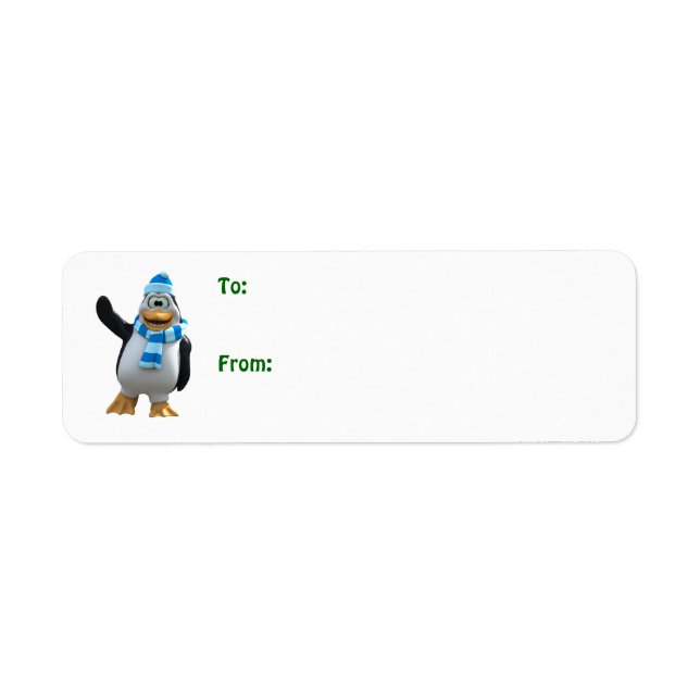 Niedlich Cartoon Boy Penguin (Vorne)