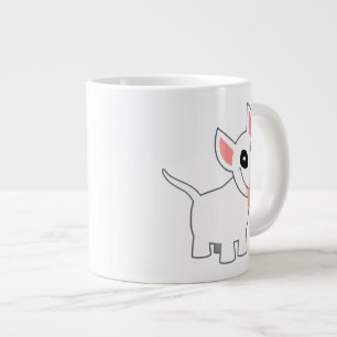 Niedlich Cartoon Bull Terrier Jumbo Tasse