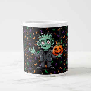 Niedlich, Cartoon Frankensteins Monster Jumbo-Tasse