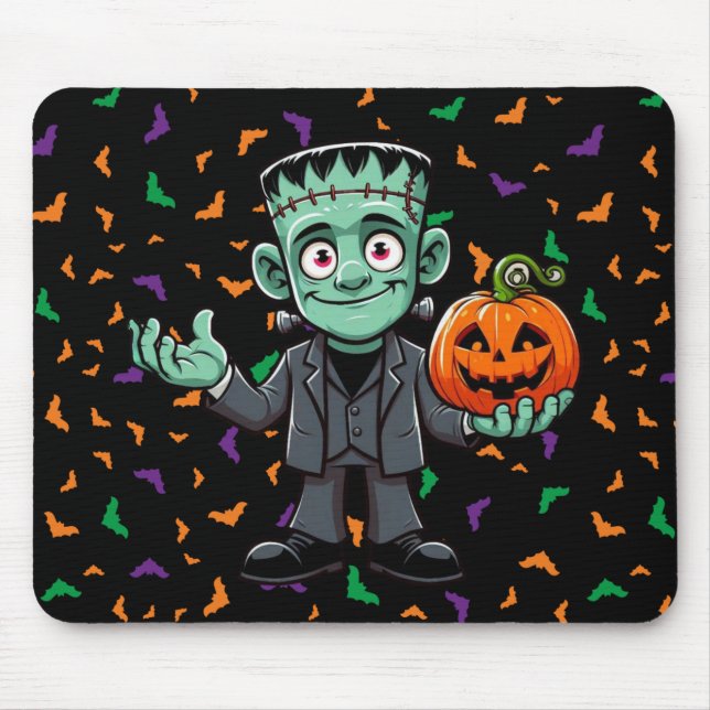 Niedlich, Cartoon Frankensteins Monster Mousepad (Vorne)