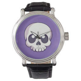 Niedlich Cartoon Skull Halloween Armbanduhr