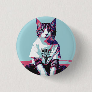 Niedlich Cat Chillin Button