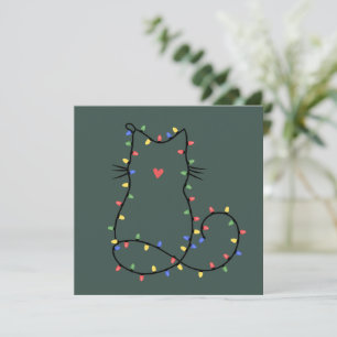 Niedlich Cat Christmas Cat Mama Funny Xmas Cat Lov Feiertagskarte
