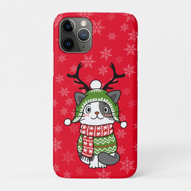 Niedlich Cat Christmas Kleinen Geschenke Galore Case-Mate iPhone Hülle (Rückseite)