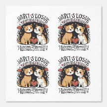 Niedlich Cat Couple Wallpaper - Romantische Kawaii