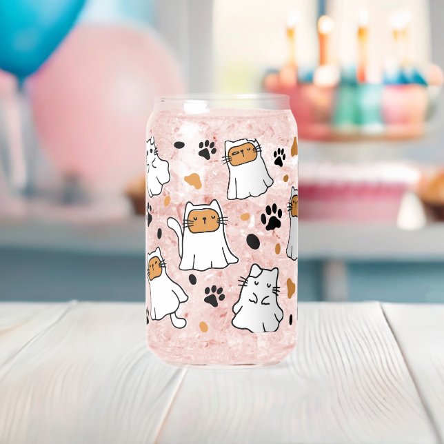 Niedlich Cat Ghost Halloween Dosenglas (Insitu (Baby Party))
