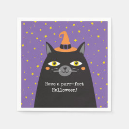Niedlich Cat Kids Halloween-Party Paper Napkin Serviette