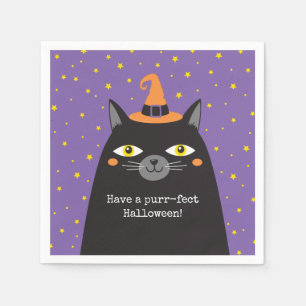 Niedlich Cat Kids Halloween-Party Paper Napkin Serviette