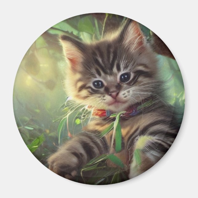 Niedlich Cat Magnet (Vorne)