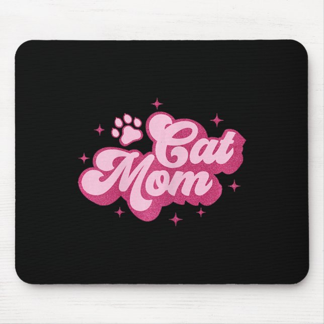 Niedlich Cat Mam Cat Mama Kitty Kitten Cat Mama Mousepad (Vorne)