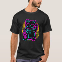 Niedlich Cat Maneki Neko Japanisch Willkommen Kitt